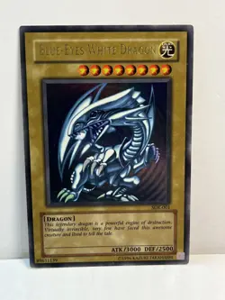 Yugioh Promo Card Nrmt SDK-001 Blue-Eyes White Dragon Holo Limited Rare Card NM - Image 1