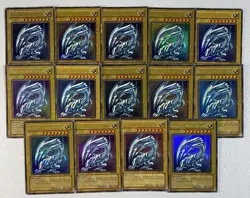 YGO Starter Deck Kaiba Blue-Eyes White Dragon SDK-001 Lot 14 Ultra Rare DMG-MP A - Image 1
