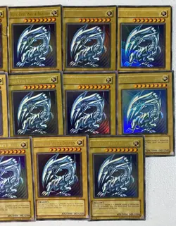 YGO Starter Deck Kaiba Blue-Eyes White Dragon SDK-001 Lot 14 Ultra Rare DMG-MP A - Image 3