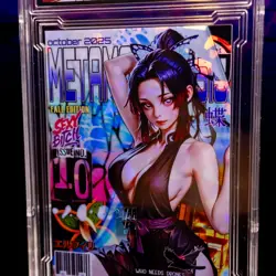 Shinobu Waifu Card Serial #05/10 LIMITED RELEASE Encased Custom Holo SLAB DS - Image 2