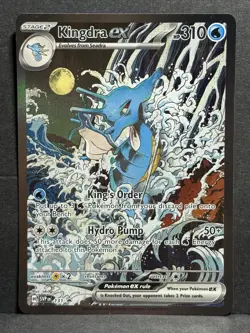 Kingdra EX 131 Scarlet & Violet Promo Holo Pokemon TCG Card NM - Image 1