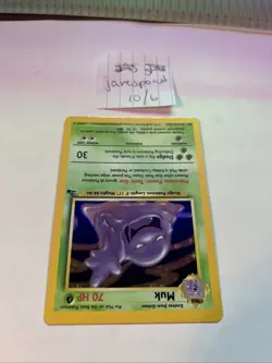 Muk 13/62 Holo Rare - Fossil - Pokemon Trading Card Game TCG - MP - Image 5
