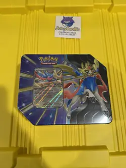 Pokemon Trading Card Game: Slashing Legends Tin Zacian Ex - Factory Sealed! - Image 1