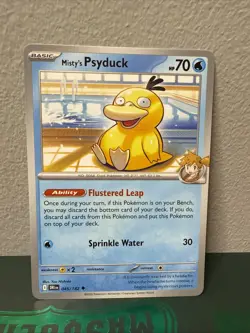 Pokemon TCG Misty's Psyduck 045/182 SV: Destined Rivals Regular Card EN-NM 2025 - Image 1