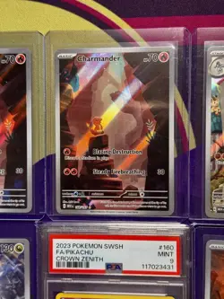 Pokemon Card Lot 7 Illustration Rares & One PSA 9 Graded Card Lot NM - Image 3