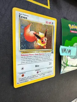 Pokemon Card Eevee Vintage WOTC Black Star Promo Holo # 11 212 💎NM💎 - Image 3