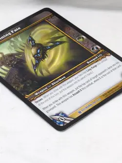 World Of Warcraft TCG Spinning Fate Icecrown Rare Card 198/220 - Image 3