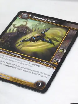 World Of Warcraft TCG Spinning Fate Icecrown Rare Card 198/220 - Image 4