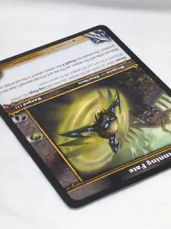 World Of Warcraft TCG Spinning Fate Icecrown Rare Card 198/220 - Image 5