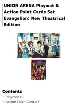 Union Arena Official Playmat & Promo Evangelion Bandai Card Games Fest Japanese - Image 3