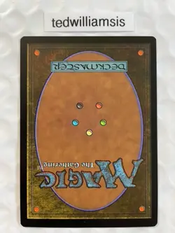 True-Name Nemesis MtG Commander 2013 Signed Autographed Zack Stella NM Back - Image 2