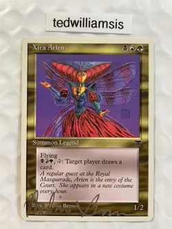 Xira Arien MtG Chronicles Signed Autographed Melissa Benson LP Lightly Played - Image 1