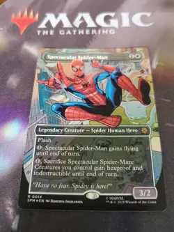 Mtg. Spectacular Spider-Man. Foil Borderless. Marvel's Spider-Man. Pack Fresh - Image 1