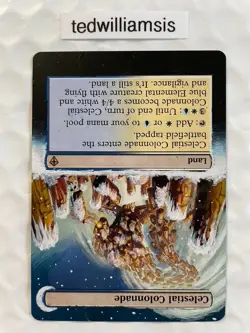 Celestial Colonnade MtG Worldwake Altered Art Extended & Borderless - Image 4