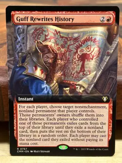 Guff Rewrites History EXTENDED Commander Masters LP MTG - Image 1