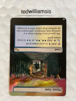 Mystic Gate MtG Shadowmoor Altered Art Extended & Borderless - Image 4