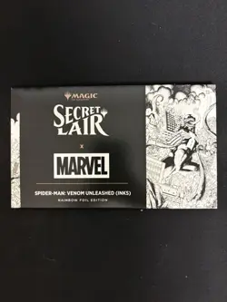 VENOM UNLEASHED (Inks) Rainbow Foil Marvel's Spider-Man Secret Lair MTG - Image 1