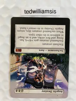 Angelic Destiny MtG Core Set 2012 (M12) Altered Art Extended & Borderless - Image 4