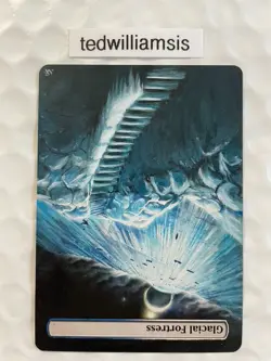 Glacial Fortress MtG Core Set 2012 (M12) Altered Full Art Extended & Borderless - Image 4