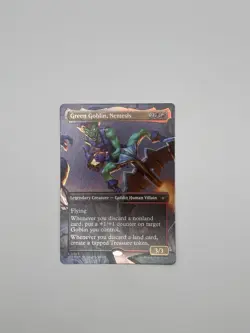 Green Goblin, Nemesis (Borderless Foil) Spider-Man MTG Magic the Gathering NM - Image 1