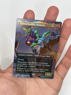 Green Goblin, Nemesis (Borderless Foil) Spider-Man MTG Magic the Gathering NM - Image 3