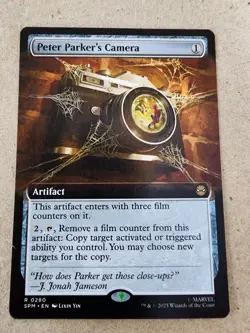 Peter Parker's Camera - #280 (Extended Art) Marvel's Spider-Man Regular - Mtg - Image 1