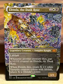 Elenda, the Dusk Rose Borderless Double Masters 2022 LP MTG 2X2 - Image 1