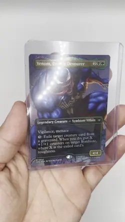 MTG Venom, Deadly Devourer (Borderless Foil) Marvel's Spider-Man 22 NM - Image 2