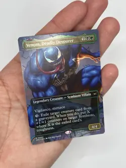MTG Venom, Deadly Devourer (Borderless Foil) Marvel's Spider-Man 22 NM - Image 4