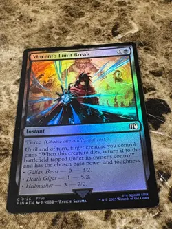 VINCENT'S LIMIT BREAK Magic the Gathering MTG Final Fantasy Foil - Image 1