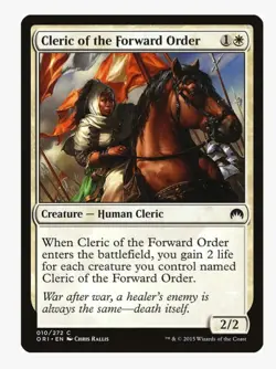 Cleric of the Forward Order | Magic Origins ORI | MTG | Human Cleric | Life Gain - Image 1