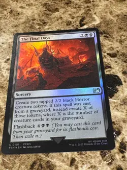 THE FINAL DAYS Magic the Gathering MTG Final Fantasy Foil - Image 1