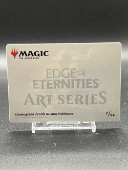 MTG Edge of Eternities Art Series Cosmogrand Zenith Anna Steinbauer Gold Stamped - Image 2