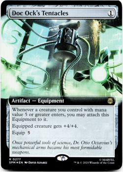 Doc Ock's Tentacles (Extended Art) - FOIL - [Marvel's Spider-Man] MTG Magic NM/M - Image 3