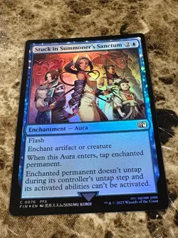 STUCK IN SUMMONER'S SANCTUM Magic the Gathering MTG Final Fantasy Foil - Image 1