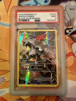 WHITE KYUREM #XY81 PSA 9 MINT 2015 POKEMON BLACK STAR PROMO POP 37 - Image 1