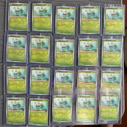Pokemon 20x Bulbasaur 001 Stamped Scarlet & Violet 151 Promo Best Buy SEALED! - Image 1