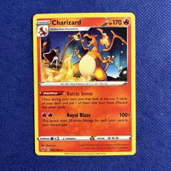 Charizard 025/185 Swsh04: Vivid Voltage Regular Pokemon - NM - Image 1