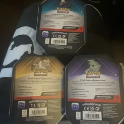 Pokemon TCG Slaking,Tyranitar & Darkrai Lot Of 3 New Sealed Collectors Tins - Image 3