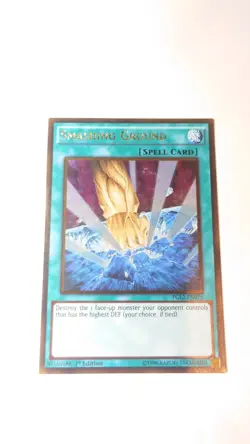 Yugioh! LP Smashing Ground - PGL2-EN075 - Gold Rare - 1st Edition MP - Image 1