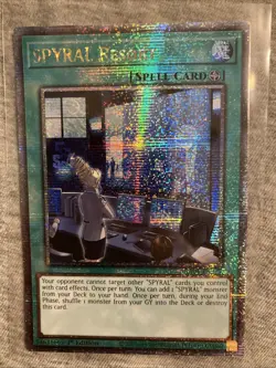 Yugioh SPYRAL Resort RA04-EN277 1st Ed Quarter Century Secret Rare NM Presale - Image 1