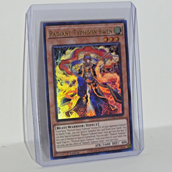 Yugioh! 1x Radiant Typhoon Swen DOOD-EN014 Ultra Rare 1st Ed NM - Image 1