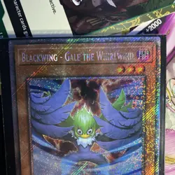 Yugioh Blackwing - Gale the Whirlwind - RA03-EN215 NM Platinum Secret Rare - Image 3