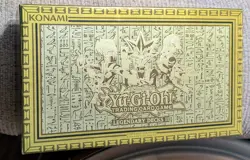 YuGiOH Legendary Decks II 2 EMPTY BOX Gold Foil Card Case Yugi Kaib - Image 1