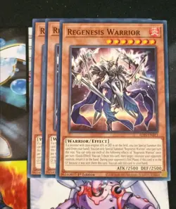 3x Regenesis Warrior Playset - Yugioh - Image 1