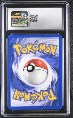 CGC 8 Dark Dragonite 2000 Team Rocket 5/82 Holo SWIRL Pokemon Card - Image 2