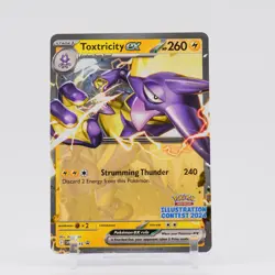POKEMON TOXTRICITY EX Pokemon Day CARD 2025 #215 ILLUSTRATION CONTEST 2024 Promo - Image 1