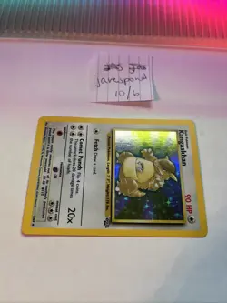 Pokemon Card Kangaskhan 90 HP Base Set Holographic 1999 Vintage 5/64 - Image 4