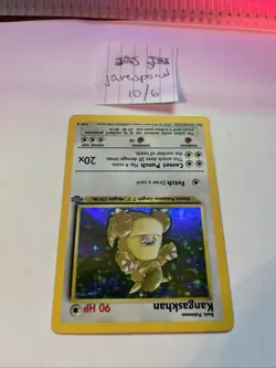 Pokemon Card Kangaskhan 90 HP Base Set Holographic 1999 Vintage 5/64 - Image 5