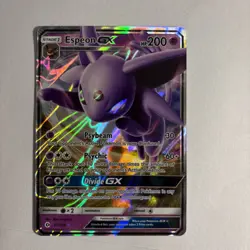 Espeon GX - 61/149 - Pokemon Sun & Moon Base Set Ultra Rare Card NM - Image 1